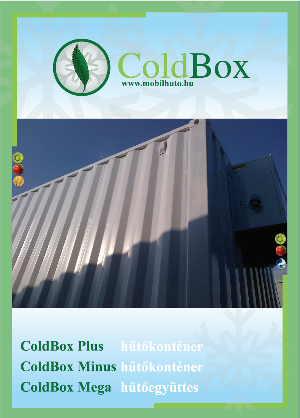 Hűtőkonténer prospektus ColdBox